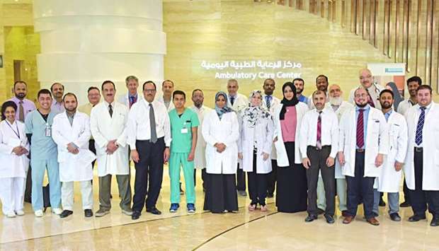 Dr Saad al-Kaabi and the team at the Ambulatory Care Centre