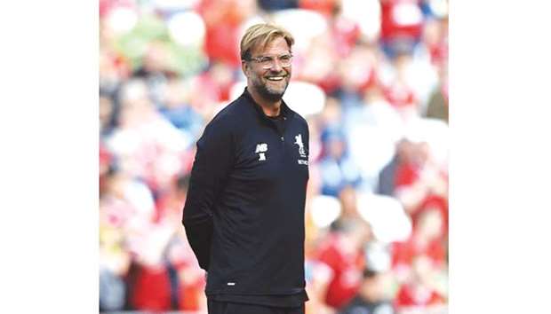 File picture of Liverpool manager Jurgen Klopp.