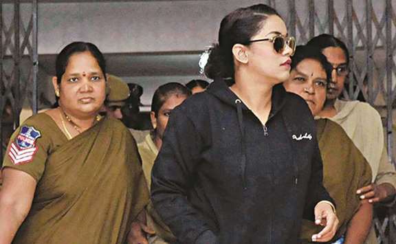 Actress Mumaith Khan was among those questioned in the case.