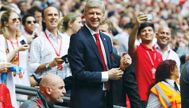 File picture of Arsenal manager Arsene Wenger.