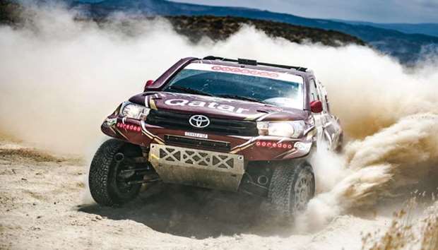 Nasser al-Attiyah enjoys a commanding lead in the championship.