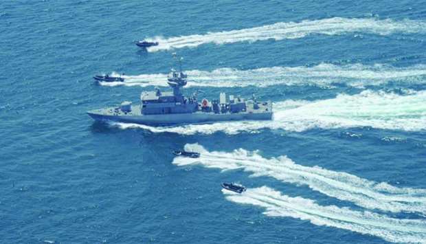 Joint maritime manoeuvres between Qatari and Turkish naval forces