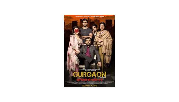 The poster for Gurgaon.