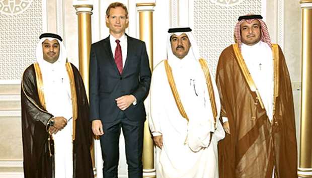 HE the Secretary-General of the Ministry of Foreign Affairs Dr Ahmed bin Hassan al-Hammadi yesterday held a farewell ceremony at the Diplomatic Club in honour of Belgium ambassador Christophe Payot, on the occasion of the end of his tour of duty in the country. A number of heads of diplomatic missions accredited to the country and directors of the Foreign Ministry departments attended the ceremony.
