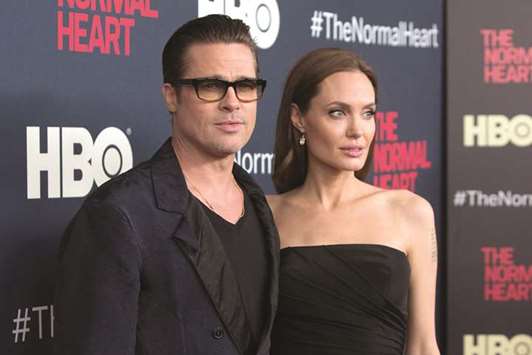 Pitt and Jolie: the Hollywood couple once known as u2018Brangelinau2019.