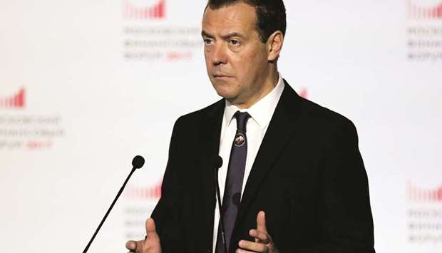 Medvedev: Pledges retaliation against US sanctions.