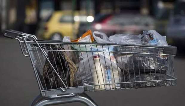 Plastic bag sales in England's biggest supermarkets have dropped by 86%.