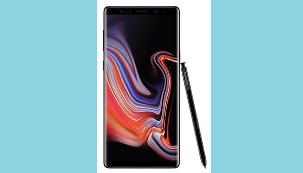 The new Galaxy Note9.