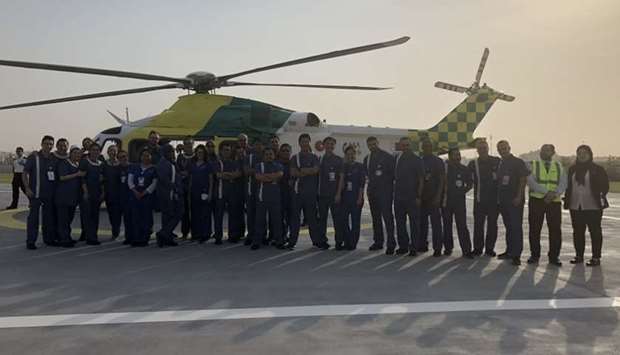 Sidra team that underwent a simulation exercise