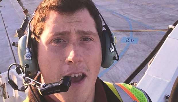This undated selfie available on social media of Richard B Russell, a ground service agent at the Seattle-Tacoma International Airport, who stole a plane and flew it for about an hour on Friday before crashing on an island south of Seattle.
