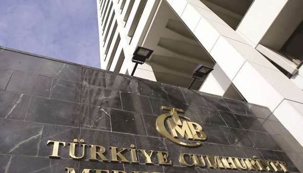 Turkeyu2019s central bank headquarters in Ankara. The central bank eased rules that govern how they manage their lira and foreign-currency liquidity.
