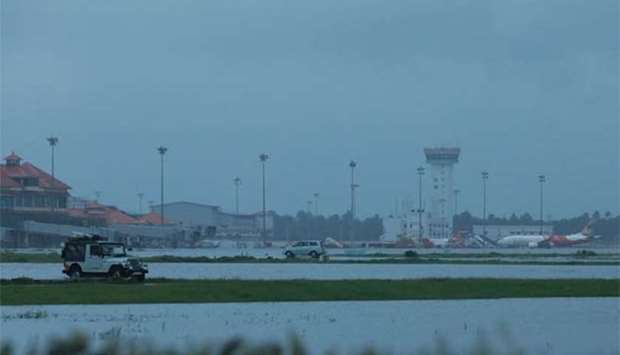 Kochi's international airport was shut down on August 15 due to heavy rain and floods. File picture