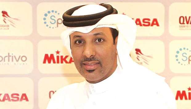 Qatar Volleyball Association president Ali Ghanim al-Kuwari.