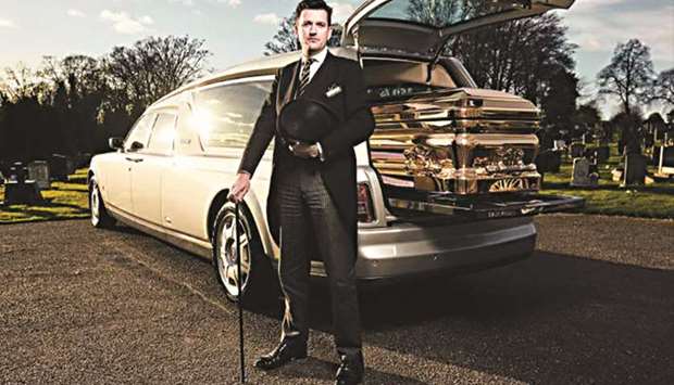 Gold-plated Promethean casket and Rolls-Royce hearse from the UK-based AW Lymn funeral home. For many of the rich and powerful, funerals are becoming the final opportunity to flaunt immense wealth, competing with weddings and birthdays as a rite of passage worthy of a small fortune.