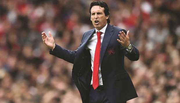 The early signs suggest it will take Arsenalu2019s new coach Unai Emery time to stem years of decline. (AFP)