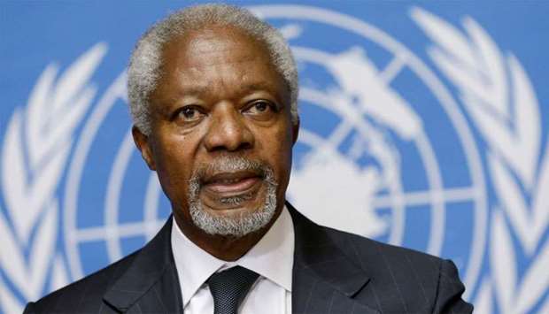 Former United Nations chief Kofi Annan