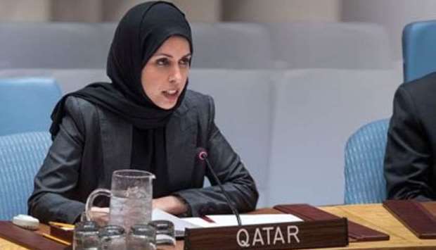 HE the Permanent Representative of Qatar to the United Nations Ambassador Sheikha Alia Ahmed bin Saif al-Thani