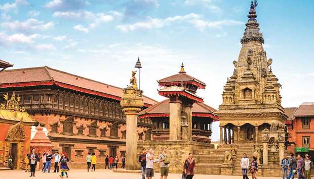 ANCIENT CITY: During the road trip from Kathmandu to Nagarkot, one comes across one of three ancient cities of the Kathmandu Valley, Bhaktapur Durbar Square that is being rebuilt after it was heavily destroyed in the wake of the 2015 earthquake.