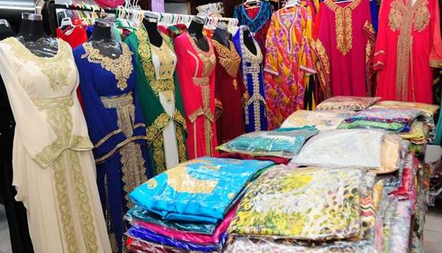 Various kinds of dresses are on offer. PICTURES: Nasar TK