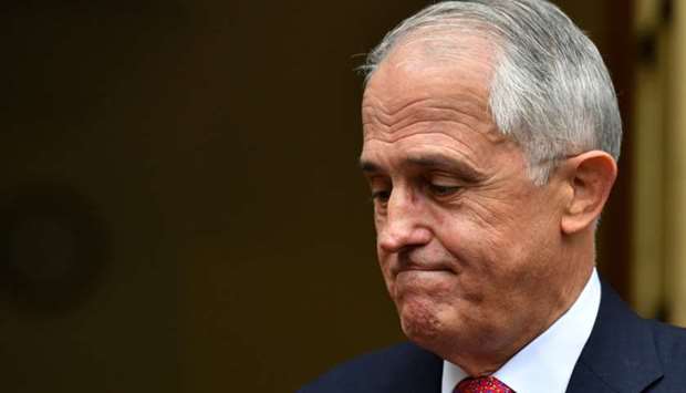 Malcolm Turnbull had said he would resign from parliament after he was ousted from office.