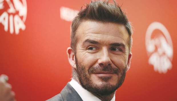 Former England football captain David Beckham