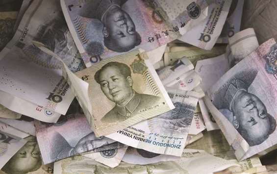 In the spot market, the onshore yuan opened at 6.8080 per dollar and finished domestic trading at 6.8300, the weakest close since June last year. Traders said they expected the yuan to trade in a range of 6.8 to 6.85 per dollar in the near-term.