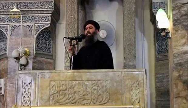Islamic State leader Abu Bakr al-Baghdadi. File picture