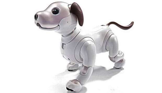 Aibo combines robotics with image sensors and artificial intelligence.