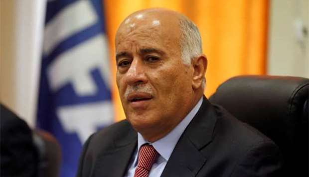 Chairman of the Palestinian football association Jibril Rajoub.