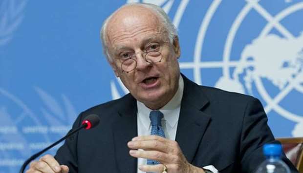 Staffan de Mistura offered  to personally travel to Idlib to help ensure civilians can leave through a humanitarian corridor