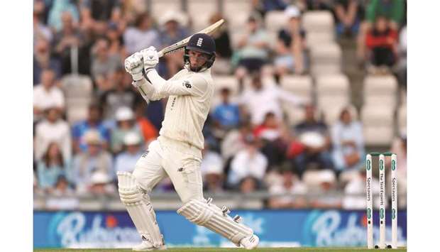 Englandu2019s Sam Curran in action on the first day of the fourth Test against India at Ageas Bowl yesterday. (Reuters)