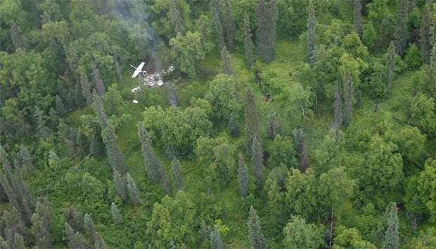 Small plane crashes in Swiss forest