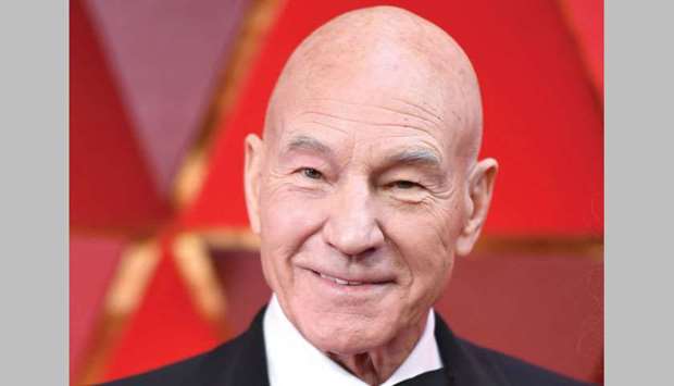 Stewart: played Picard in 178 episodes of Star Trek: The Next Generation.