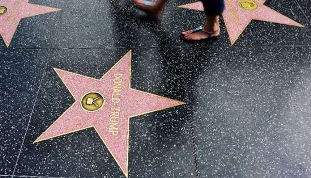 Trump's Hollywood Walk of Fame star