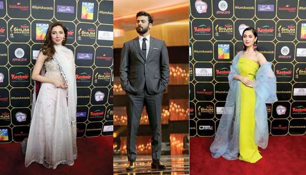 Mahira Khan; Fawad Khan and Hania Aamir
