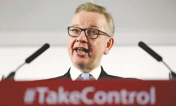 Gove: responsible for designing the UKu2019s post-Brexit environmental watchdog.