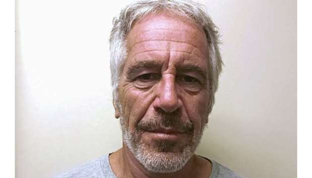 U.S. financier Jeffrey Epstein appears in a photograph taken for the New York State Division of Criminal Justice Services' sex offender registry on March 28, 2017