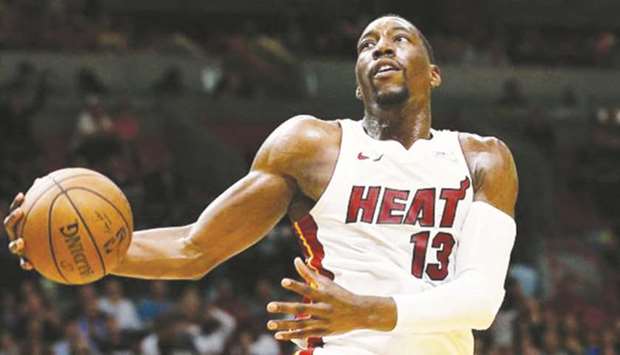 Miami Heat forward Bam Adebayo.
