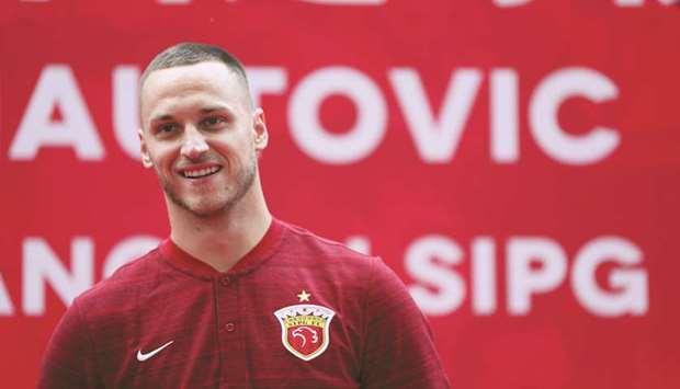 Marko Arnautovic was the biggest mover to China, swapping West Ham for CSL champions Shanghai SIPG for 25mn euros. (AFP)