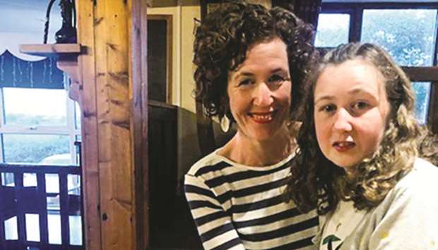 Nora Quiorin posing with her mother Meabh in a file picture.