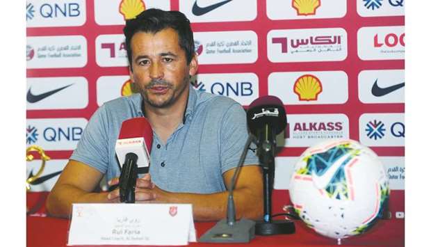 Al Duhail coach Rui Faria said he does not believe in revenge in football.