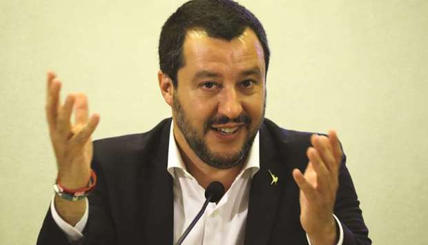 Salvini: has indicated that he would be ready to carry on governing with M5S.