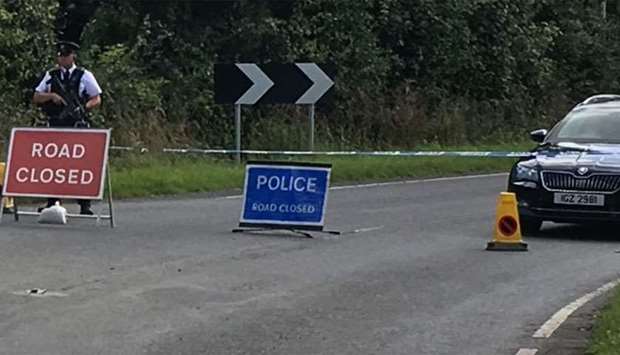 Police near Northern Ireland border