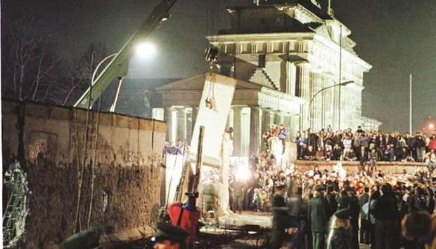 On November 9, 1989, the fumbling German Democratic Republic (GDR) leaders opened the Berlin Wall.