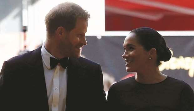 Prince Harry and Meghan, Duchess of Sussex ... eye of the storm