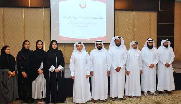 HE the Minister of Education and Higher Education Dr Mohamed Abdul Wahed Ali al-Hammadi with others at the event.
