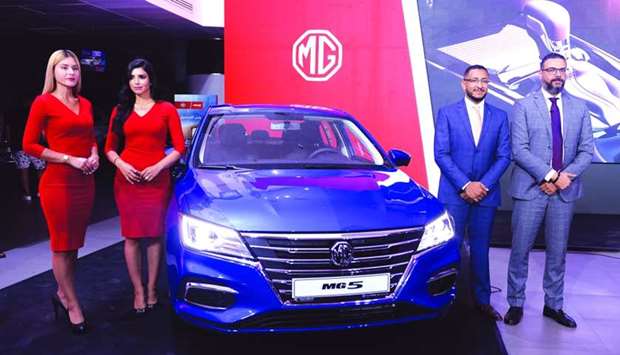 A snapshot from the launch of the new MG5 in Qatar. PICTURES: Shaji Kayamkulam and supplied