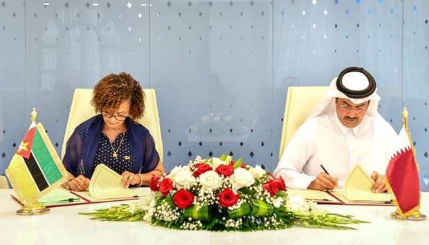 The agreement was signed by Qatar's Civil Aviation Authority (CAA) Chairman Abdulla bin Nasser Turki al-Subaey and Vice-Minister of Transport and Communications of Mozambique Manuela Joaquim.