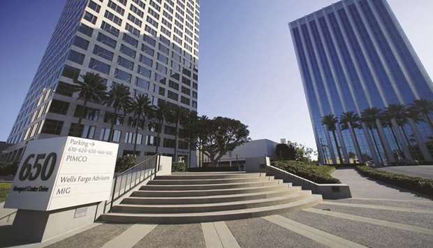 The offices of Pacific Investment Management Co in Newport Beach, California. Pimco is among investors embracing Danish mortgage-backed covered bonds, even as negative interest rates mean investors face built-in losses on some bonds.