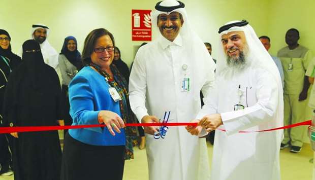 Officials of Sidra Medicine at the inauguration of the state-of-the-art sleep laboratory.